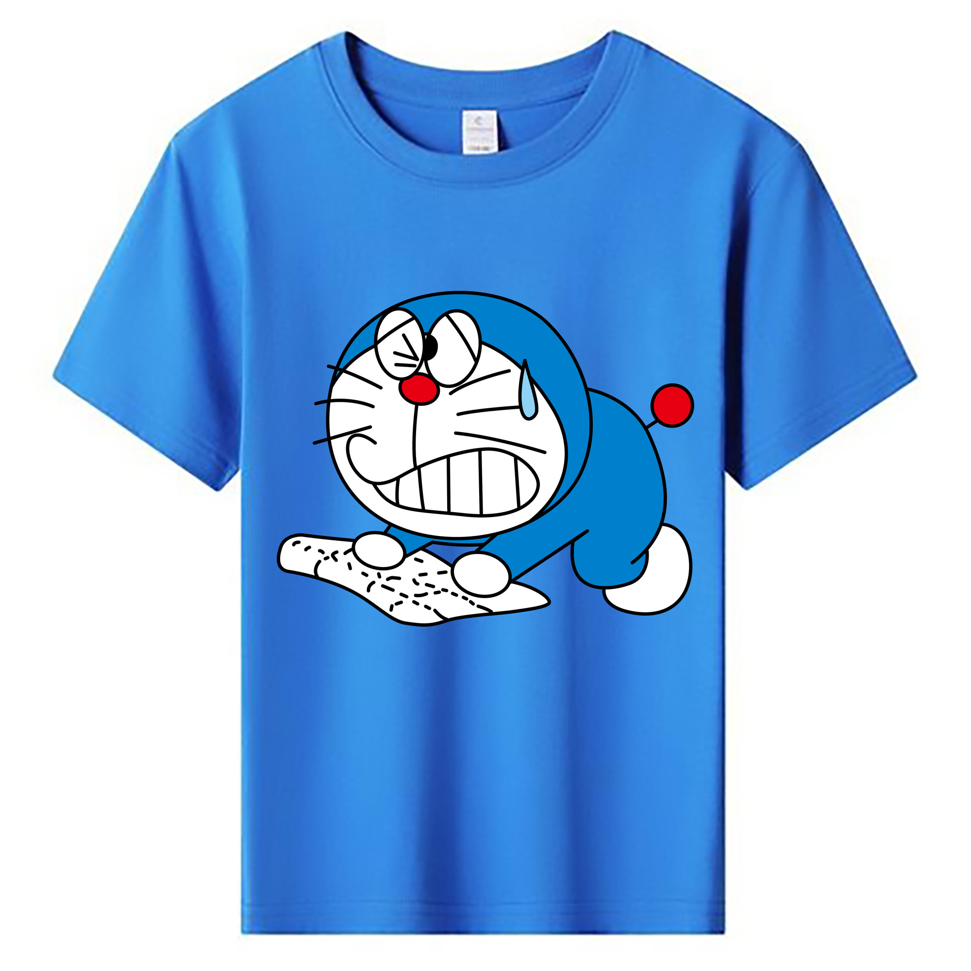 （画像用） ドラえもん Doraemon 綿100％キッズTシャツ（フロントプリント）